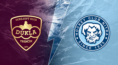 HK Dukla Trenčín - HK Nitra 3:2 v 3. zápase kvalifikácie play-off Tipos extraligy, stav série 2:1