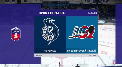 HK Poprad - HK 32 Liptovský Mikuláš 2:1 pp v 18. kole