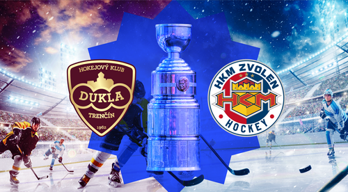 Dukla Trenčín - HKM Zvolen 3:2 v 28. kole Tipos extraligy