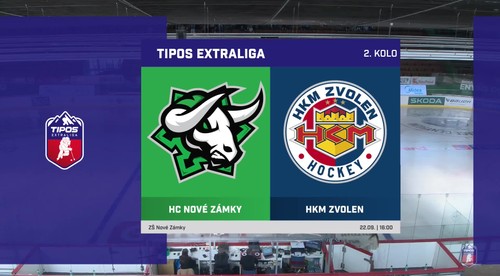 HC Nové Zámky - HKM Zvolen 3:2 v 2. kole Tipos extraligy