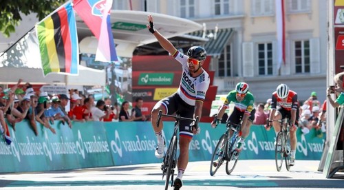 Sagan v akcii: Umelec na pretekárskom bicykli, píšu Švajčiari