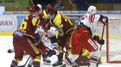 HKM Zvolen – HK Dukla Trenčín 0:2 v 7. kole
