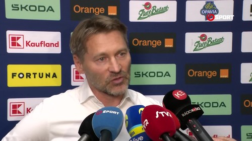 Miroslav Šatan a Vladimír Országh po poslednom prípravnom zápase
