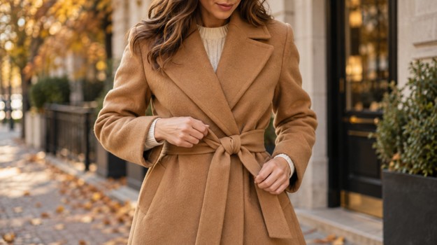 Opasok na kabáte vám visí neforemne? Tento elegantný uzol vytvoríte za pár sekúnd a vyzerá štýlovo!