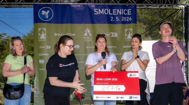 Behaj lesmi odštartovali sezónu 2026: Pre Lenku sme v Smoleniciach vyzbierali 2 171 €
