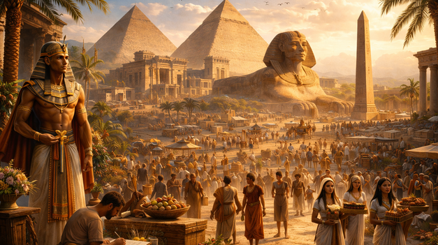 Takto vyzeral staroveký Egypt podľa umelej inteligencie