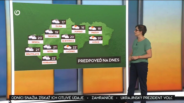 Počasie s Miriam JAROŠOVOU