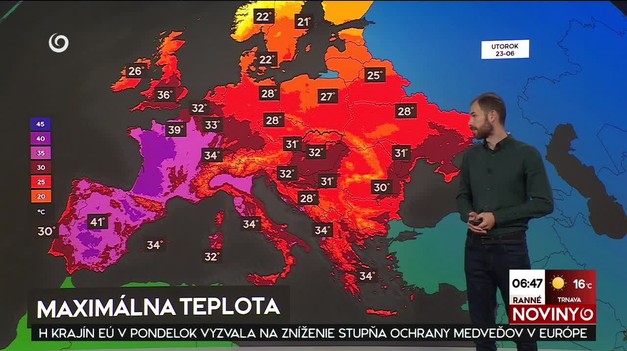Počasie s Danielom CIBULOM