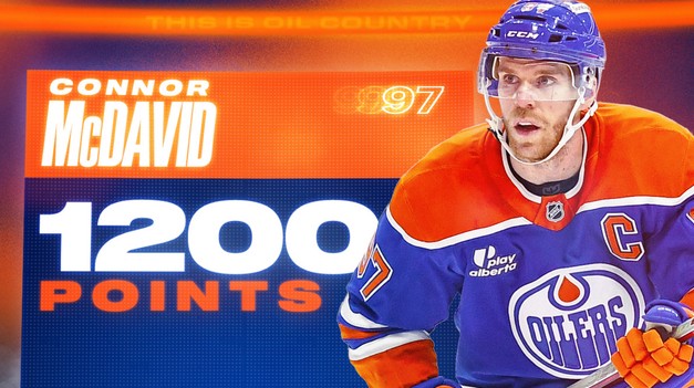 MCDAVID pokoril métu 1200 bodov