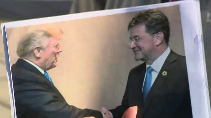 NND - Donald Trump a Miroslav Lajčák