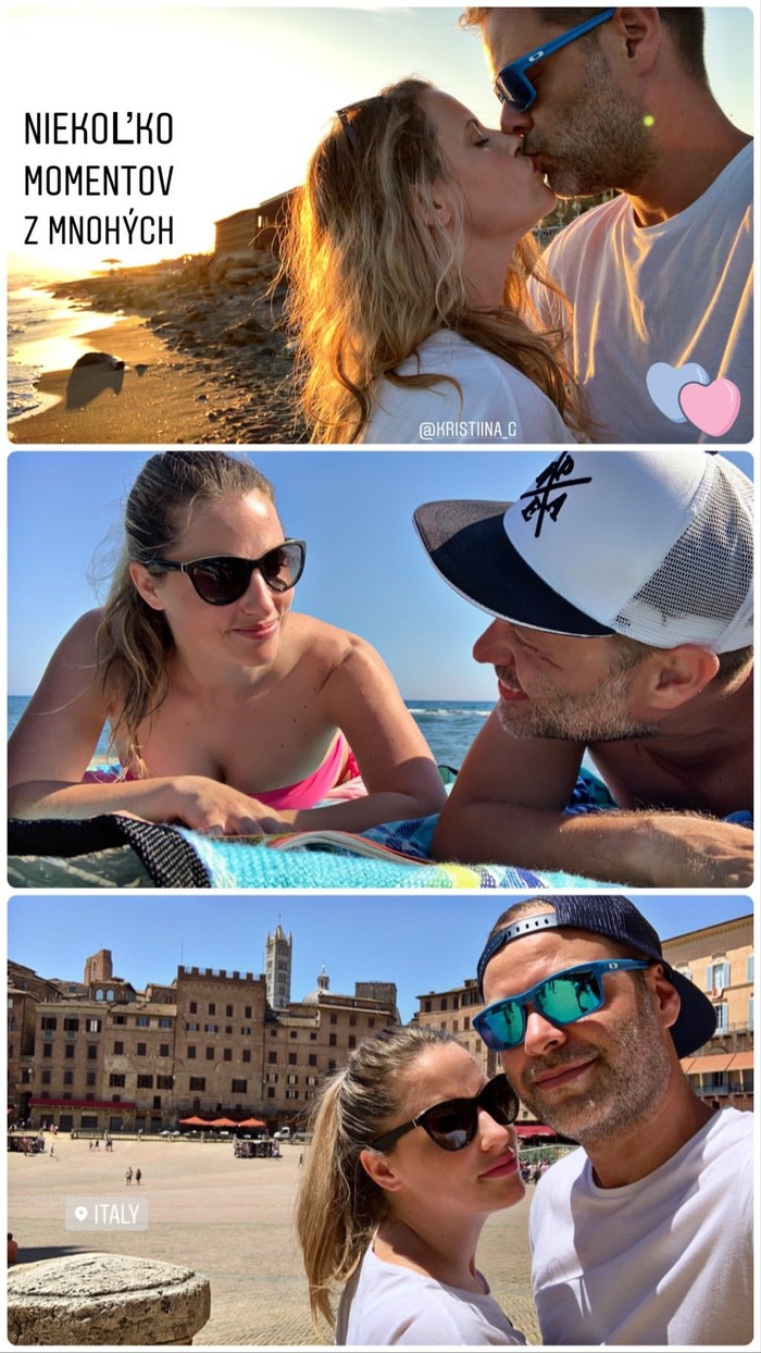 Martin Chynoranský a jeho priateľka Kristína na dovolenke v Taliansku