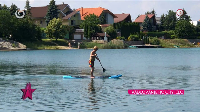 Maroš Kramár a jeho nová záľuba - paddleboarding