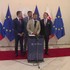 Tlačová beseda ministrov strany Hlas-SD po rokovaní vlády