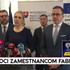 Tlačová beseda ministrov práce a hospodárstva o pomoci zamestnancom fabriky