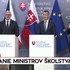 Tlačová beseda po rokovaní ministrov školstva Slovenska a Česka