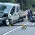 Vážna nehoda pri Spišskej Novej Vsi. Motocyklista sa zrazil s nákladným vozidlom