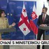 Tlačová beseda ministra Blanára po rokovaní s ministerkou Gruzínska