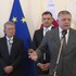 Tlačová beseda po stretnutí s U. S. Steel Košice