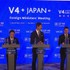 Tlačová beseda po rokovaní V4 a Japonska