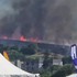 Neďaleko konania festivalu Pohoda pri Trenčíne horí