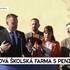 Tlačová beseda ministra Migaľa k modelovej školskej farme s penziónom