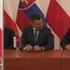 Tlačová beseda o podpísaní bratislavskej deklarácie