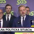 Tlačová beseda SaS o aktuálnej politickej situácii