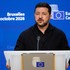 Zelenskyj v Bruseli: Putinovi nebude stačiť žiadne územie, chce zničiť Ukrajinu