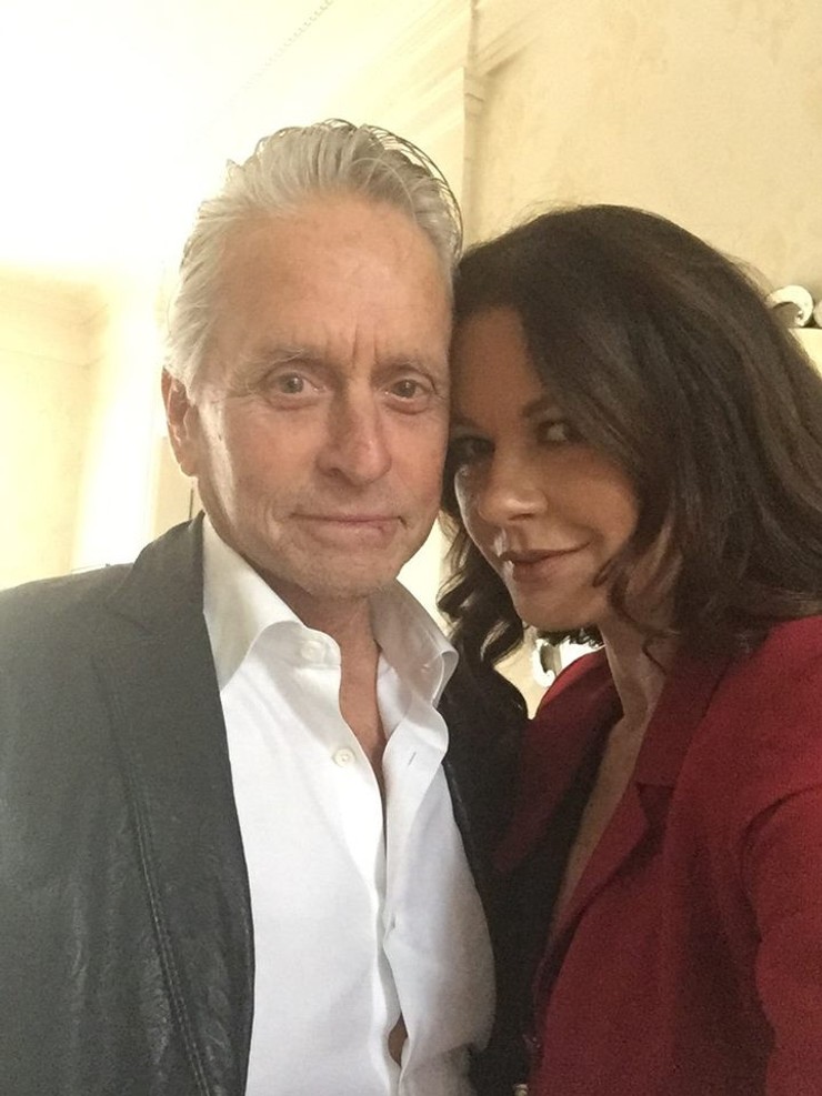 Catherine Zeta-Jones a Michael Douglas