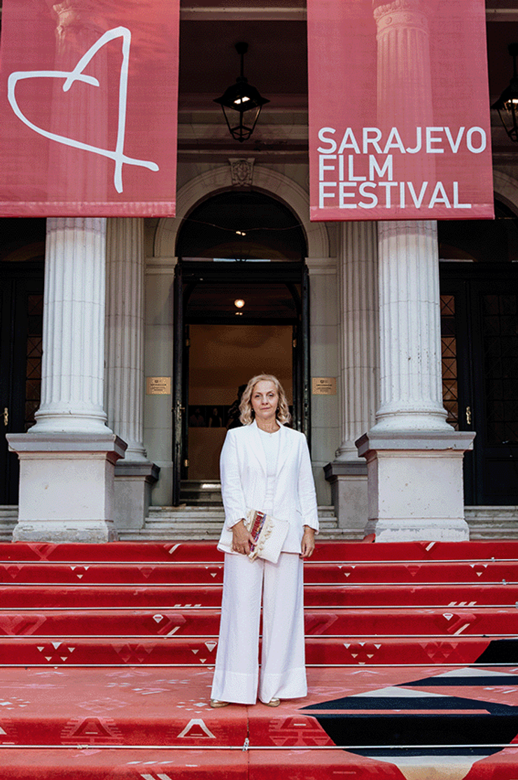 Sarajevo Film Festival 2026 - outfity v bielej farbe