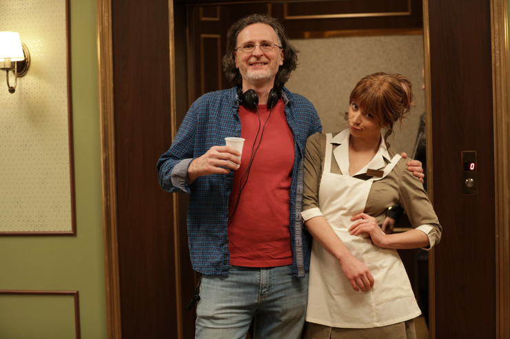 režisér s Gabikou Marcinkovou