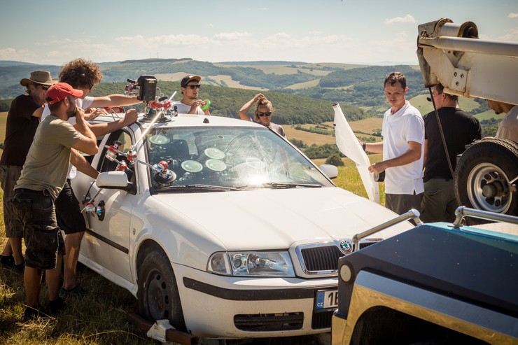 Prázdniny - Nakrúcanie detí v aute