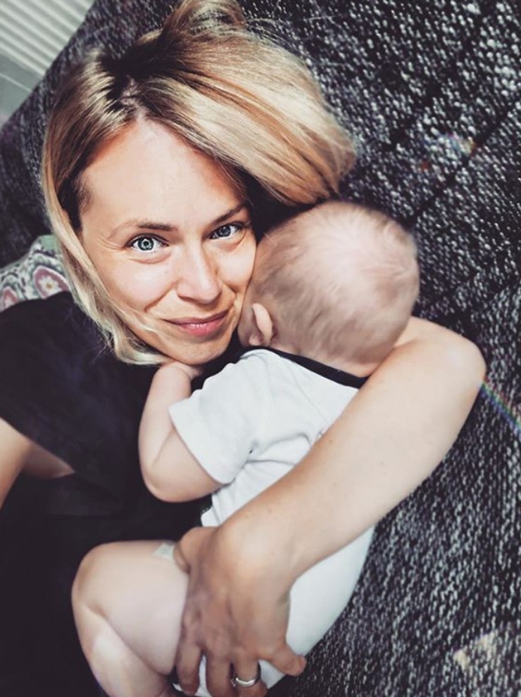 Mirka Partlová a synček