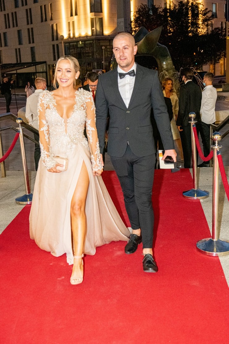 Dominika Mirgová na galavečeri OTO