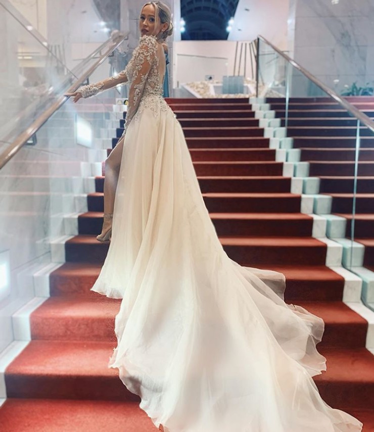 Dominika Mirgová na galavečeri OTO