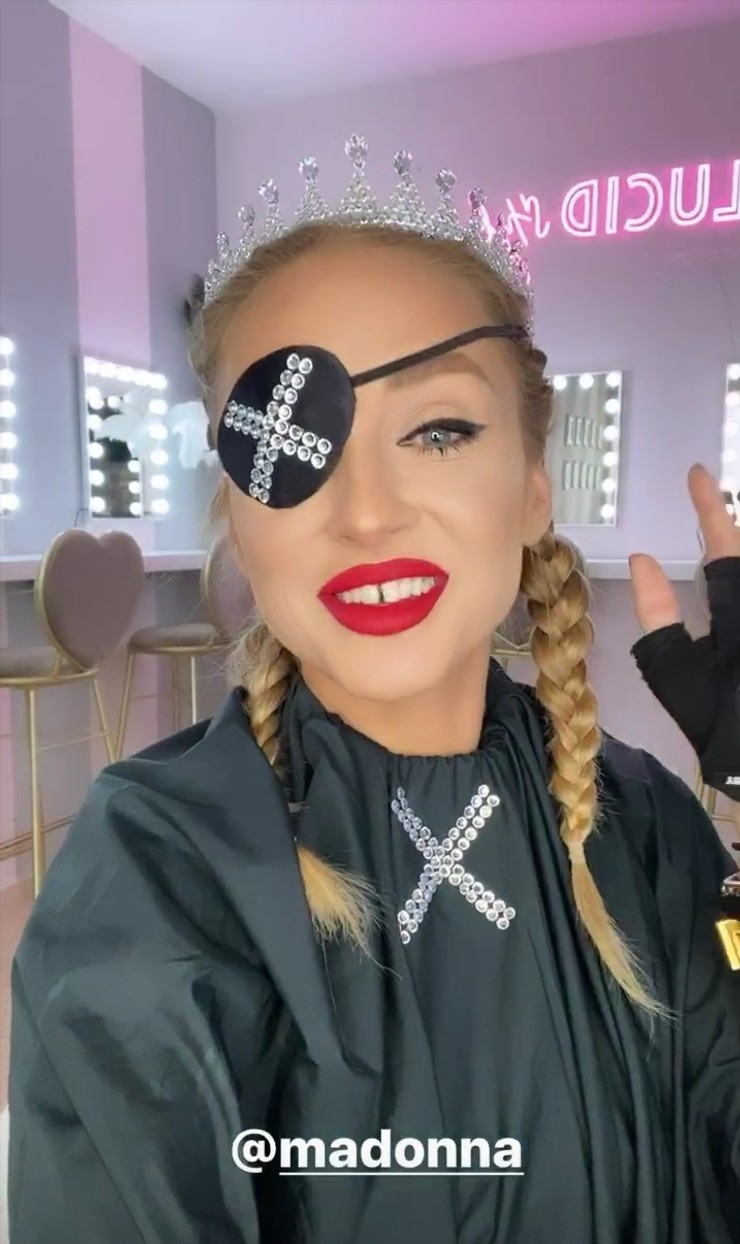 Lucid a jej mejkapová premena na Madonnu