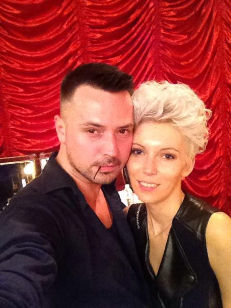 Alexandra Pavlovič Hinková s jej kaderníkom Petrom Sýkorom