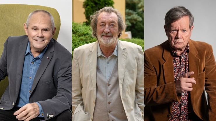 Milan Kňažko, Bolek Polívka a Vlado Černý