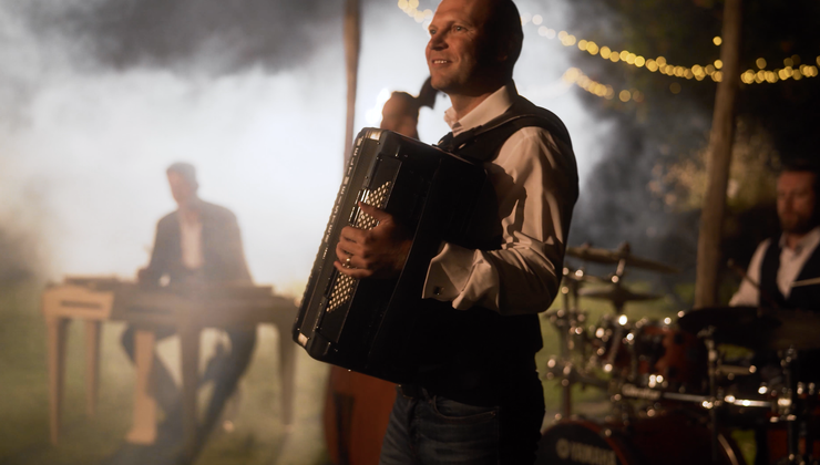 Nakrúcanie klipu ku skladbe Daj pusu od kapely Sokoly