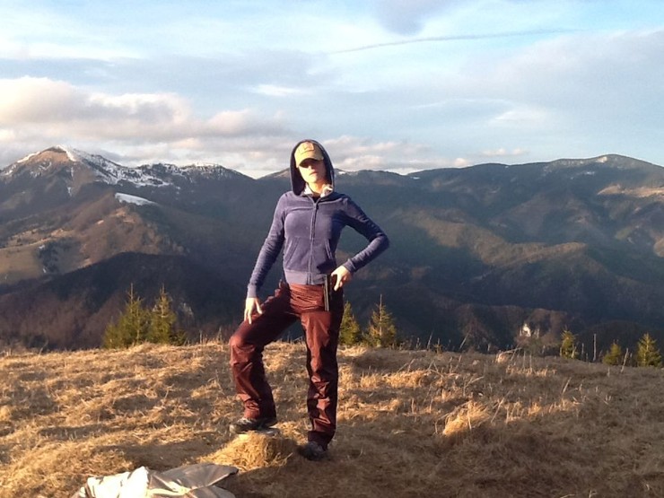 Stanka Pavolová v Tatrách