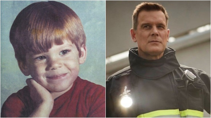 Peter Krause ako dieťa a dnes