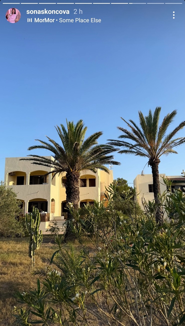 Soňa Skoncová na dovolenke s rodinkou