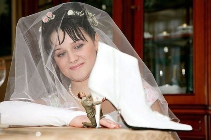 Najhoršie svadobné fotografie