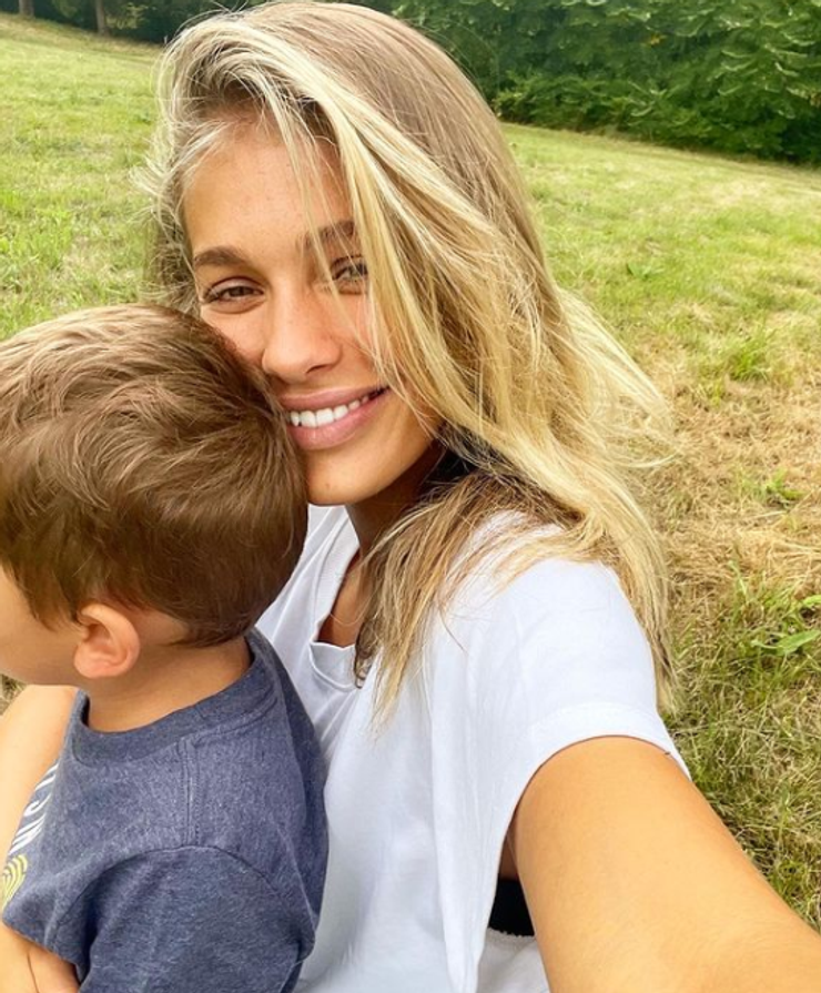 Jasmina Alagič so synčekom 