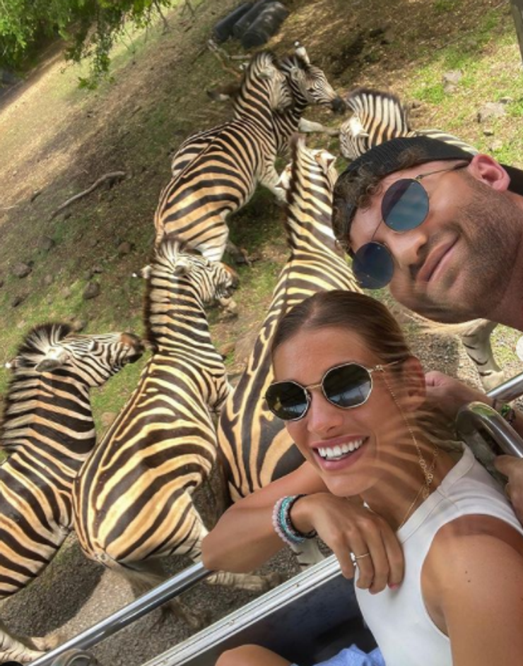 Jasmina Alagič a Milan Svingal na Mauríciu