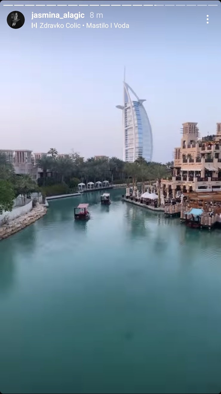Jasmina Alagič si užíva Dubaj 