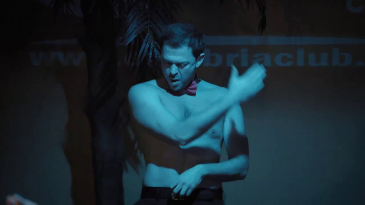 Alexander Bárta ako striptér