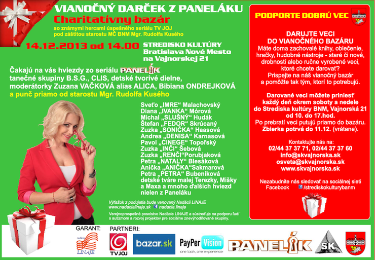 Charitatívny bazár Paneláku