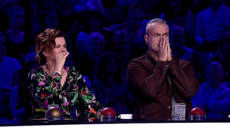 Reakcie porotcov v šou Česko Slovensko má talent na extrémne vystúpenie