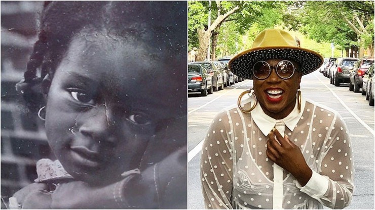 Aisha Hinds ako dieťa a dnes